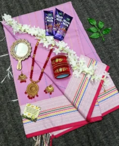 Hafsilk-Light-pink-katha-sharee-package