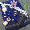 Hafsilk-blue-katha-sharee-package