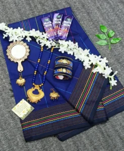 Hafsilk-blue-katha-sharee-package