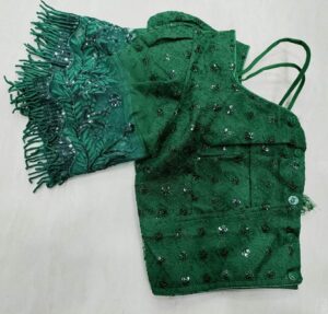 kashfol green blouse