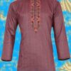 Mens Panjabi Coffee Color