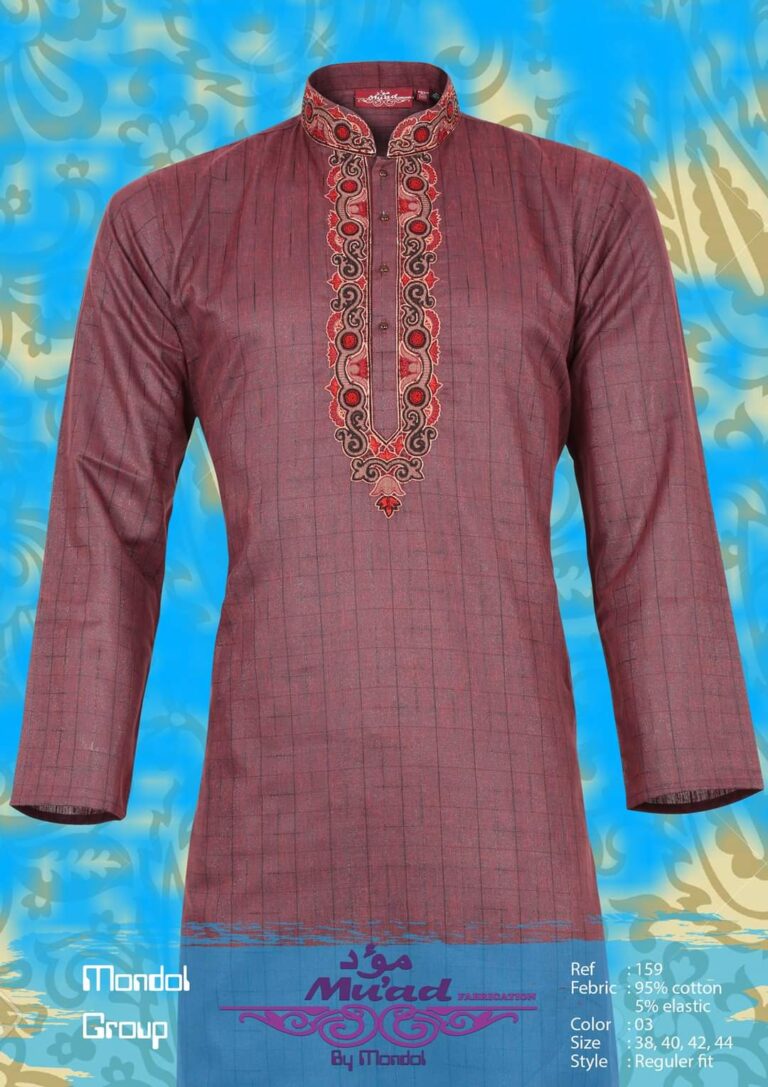 Mens Panjabi Coffee  Color