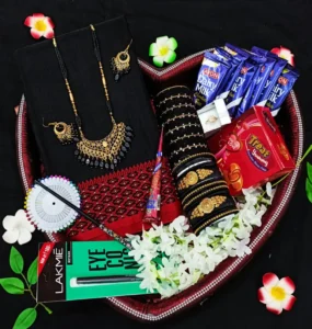  hafsilk chotoful sharee gift packege