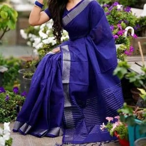 Hafsilk rohiton par saree