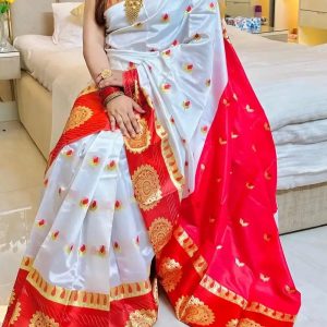 Ball par katan saree