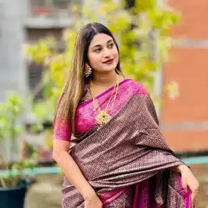 kalo kanchi katan saree